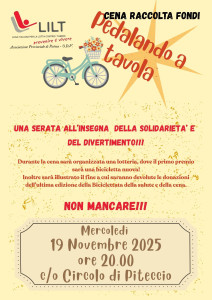 Cena per raccolta Fondi presso il Circolo di Piteccio 